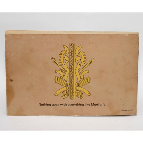 MUELLER'S CLASSIC RECIPES For Macaroni Spaghetti 1972 Vintg. Cookbook Nostalgia - Picture 2 of 8